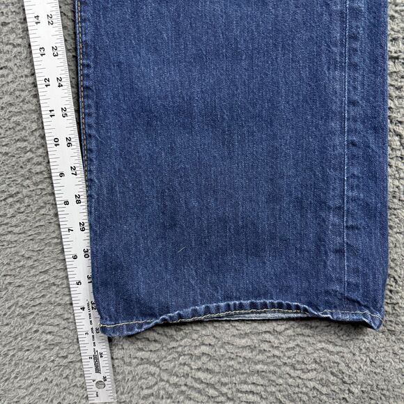 True Religion Jeans Mens 38x33 Blue Bootcut Dark Wash Denim Made in USA - Picture 16 of 16